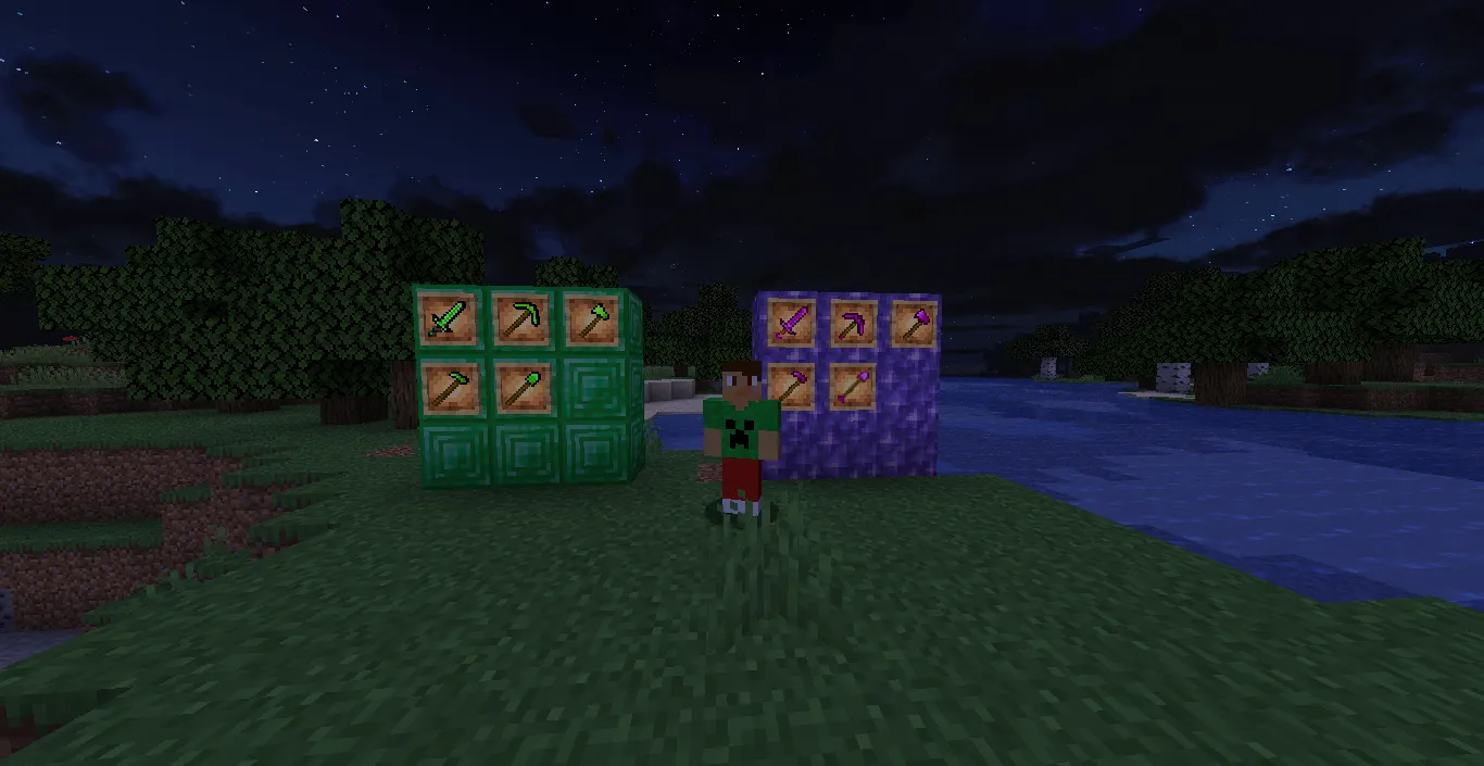 crafts with minerals, Моды, Minecraft