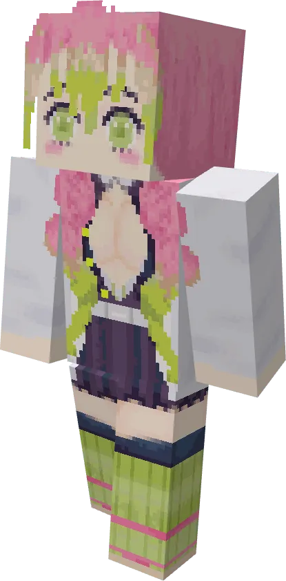 Kimetsu no Yaiba(entity-re-textures) — скриншот 6 (Текстуры, Minecraft)