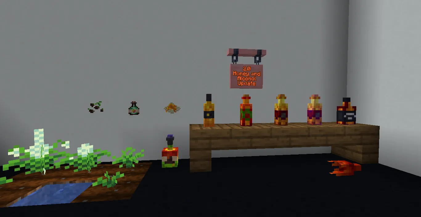 Tonic and Wild Medicine, Моды, Minecraft