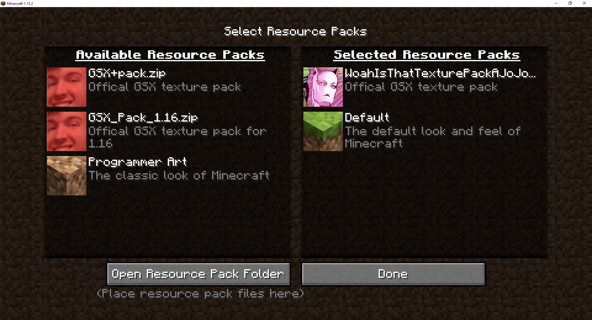 Woah Is That Texture Pack A JoJo Reference, Текстуры, Minecraft