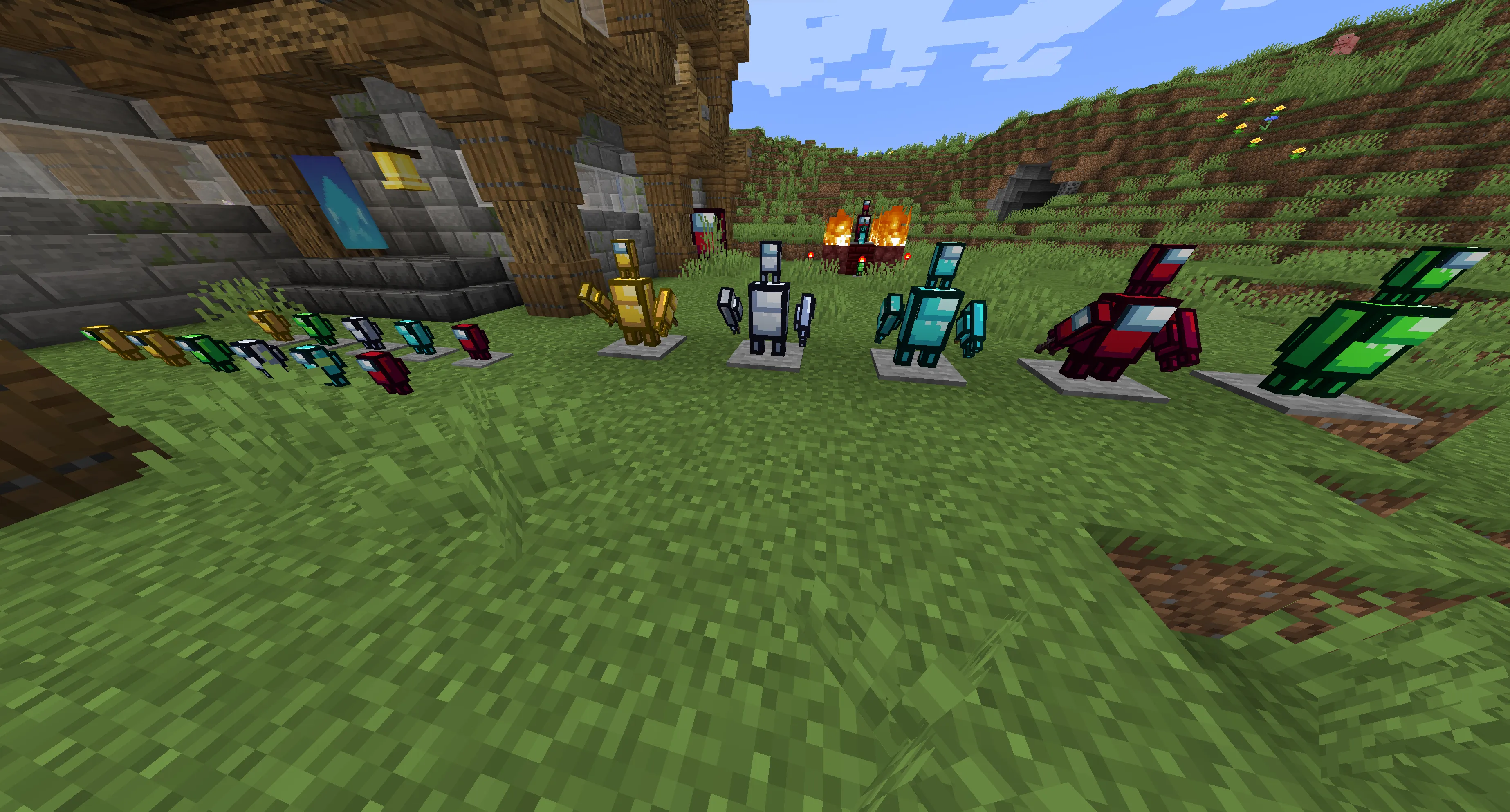 Amogus!, Текстуры, Minecraft