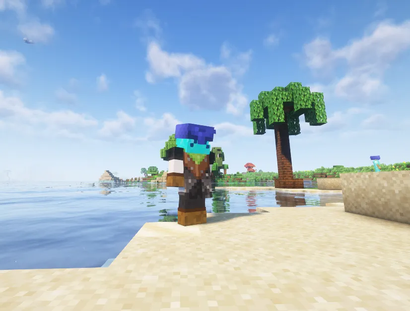 Turtle Helmet to Team aqua Helmet — скриншот 1 (Текстуры, Minecraft)