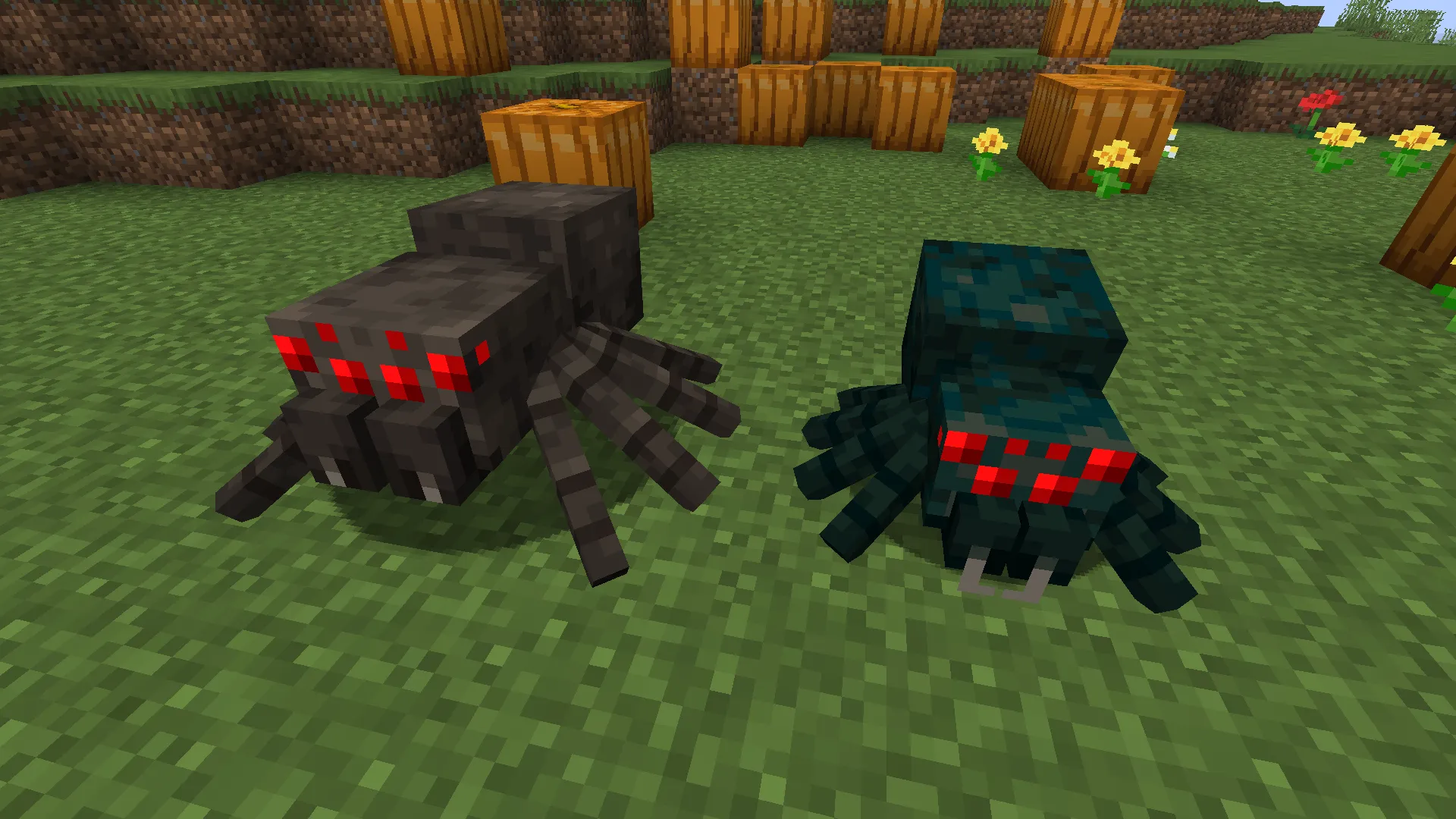 AL's Spiders Revamped: Classic Legs — скриншот 6 (Текстуры, Minecraft)