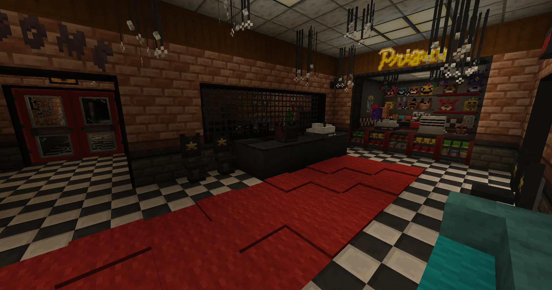 Faz-Frights!, Карты, Minecraft