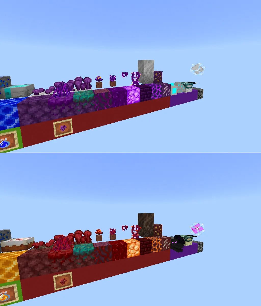 Glitchtale Crew Endgame, Текстуры, Minecraft