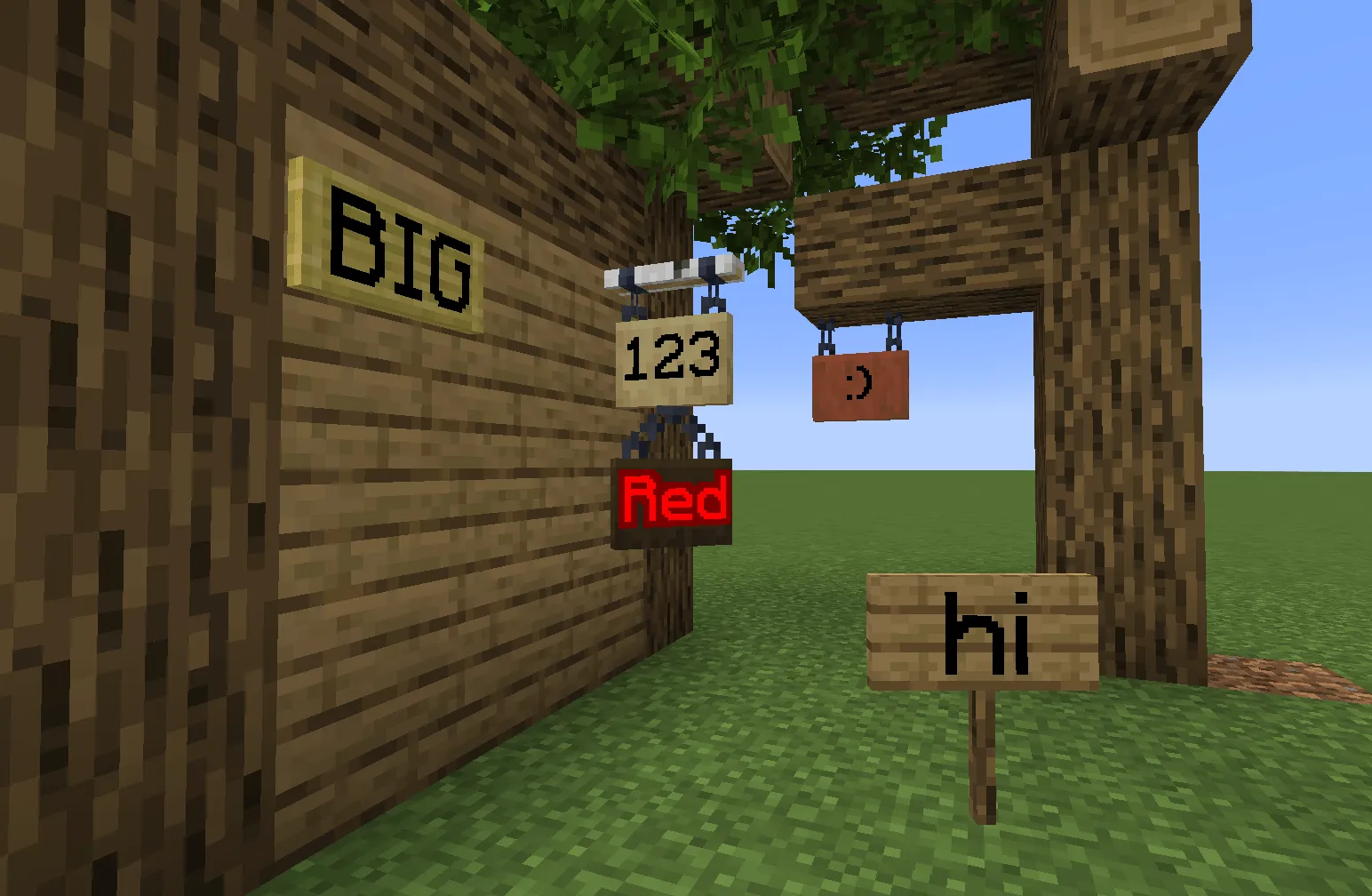 Big Signs, Моды, Minecraft