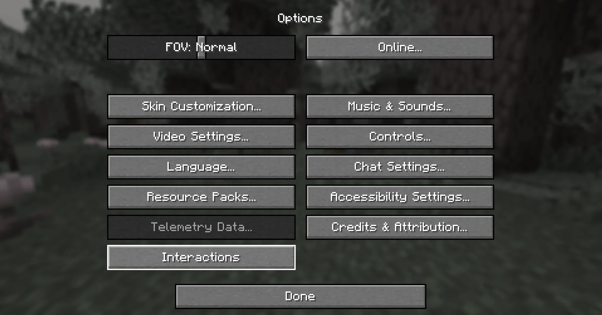 Interaction Manager, Моды, Minecraft