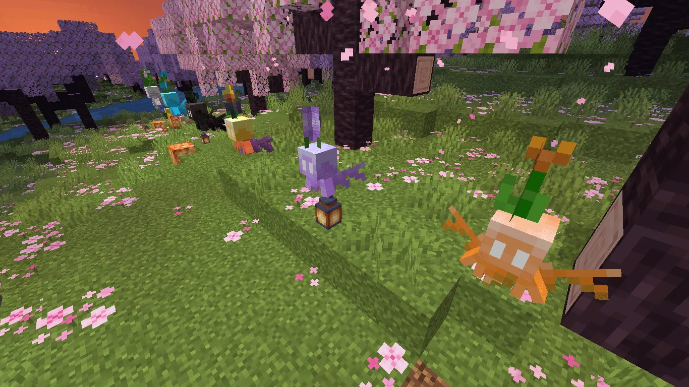 Flowery allay, Текстуры, Minecraft