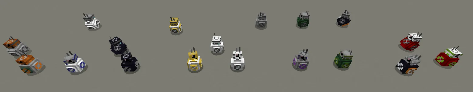 Fishy's Astromech Wolves — скриншот 6 (Текстуры, Minecraft)