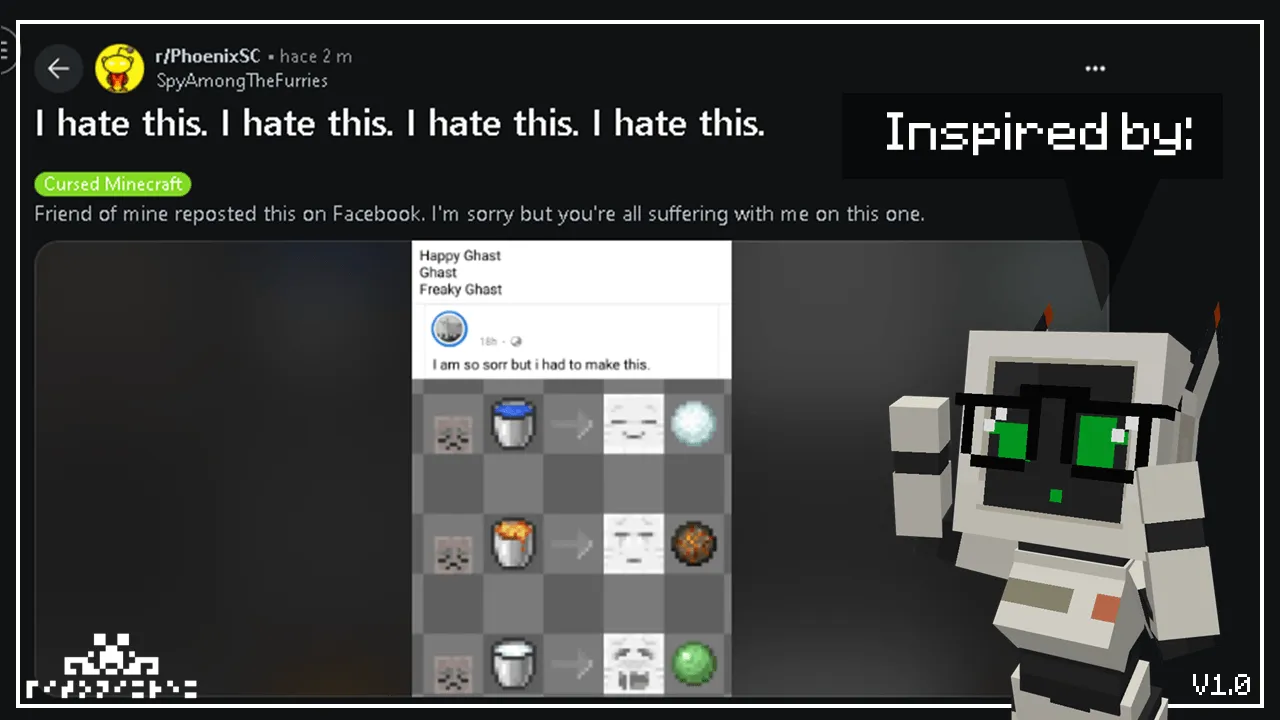 Yamete Ghast — скриншот 5 (Текстуры, Minecraft)