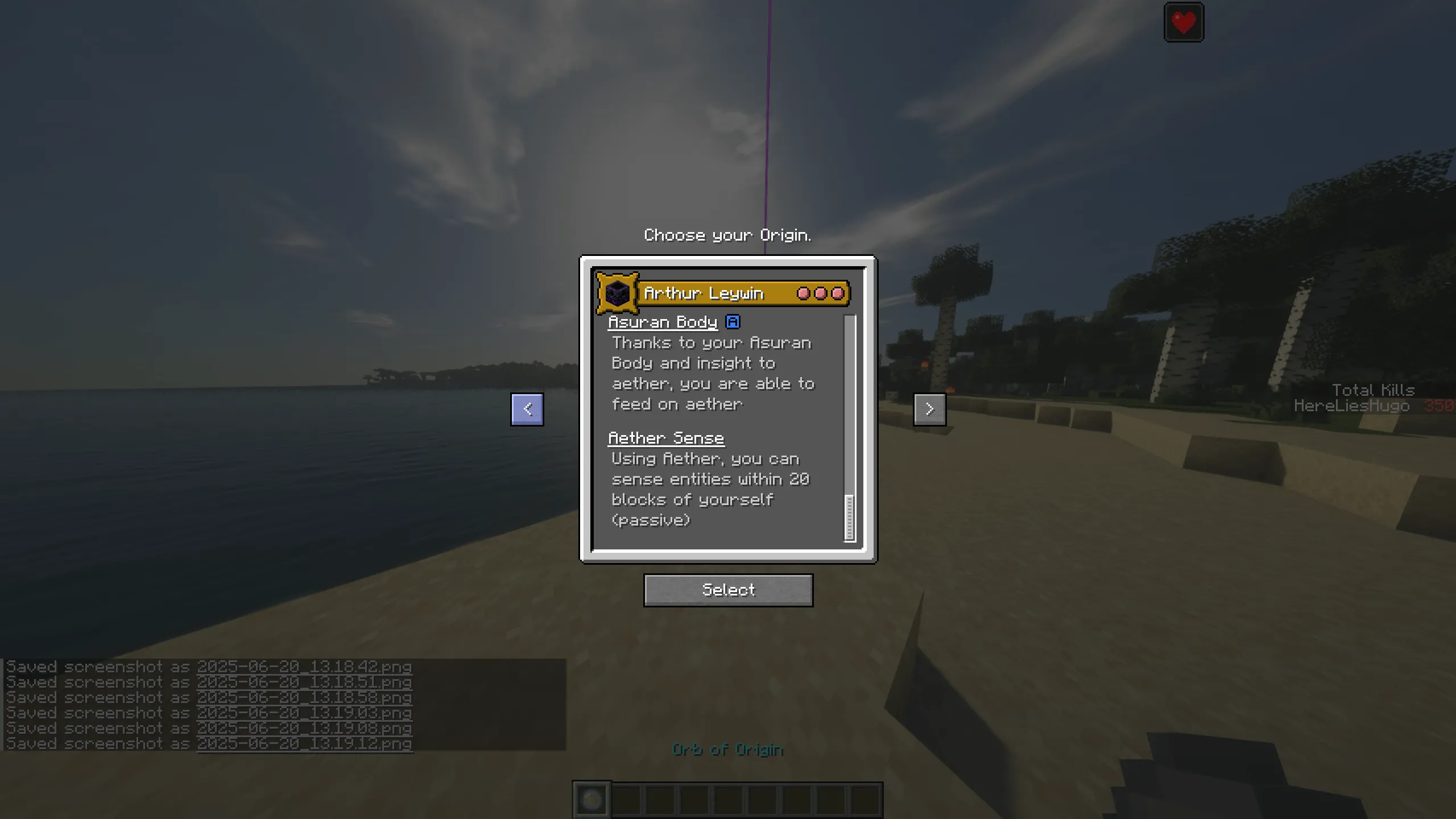 Arthur Leywin TBATE (Post-Aether) - Origins, Дата-паки, Minecraft