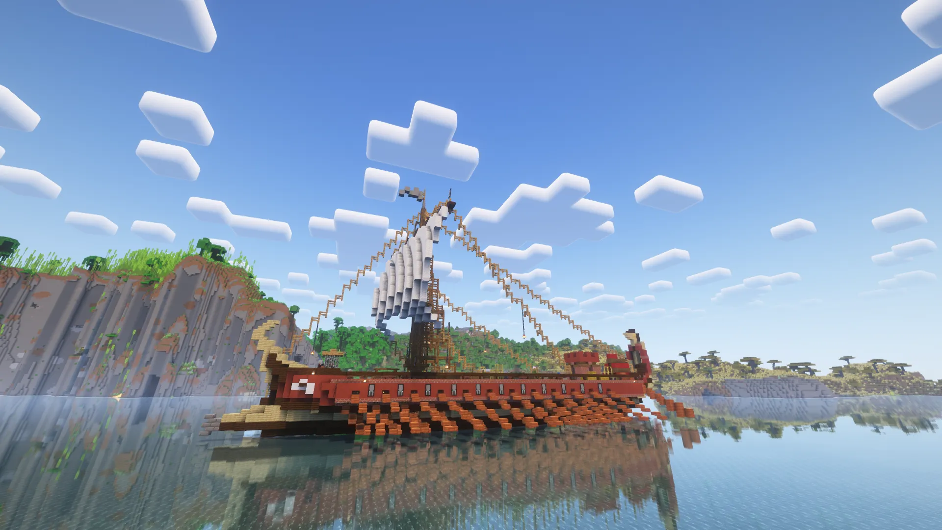 Illager War Trireme, Моды, Minecraft