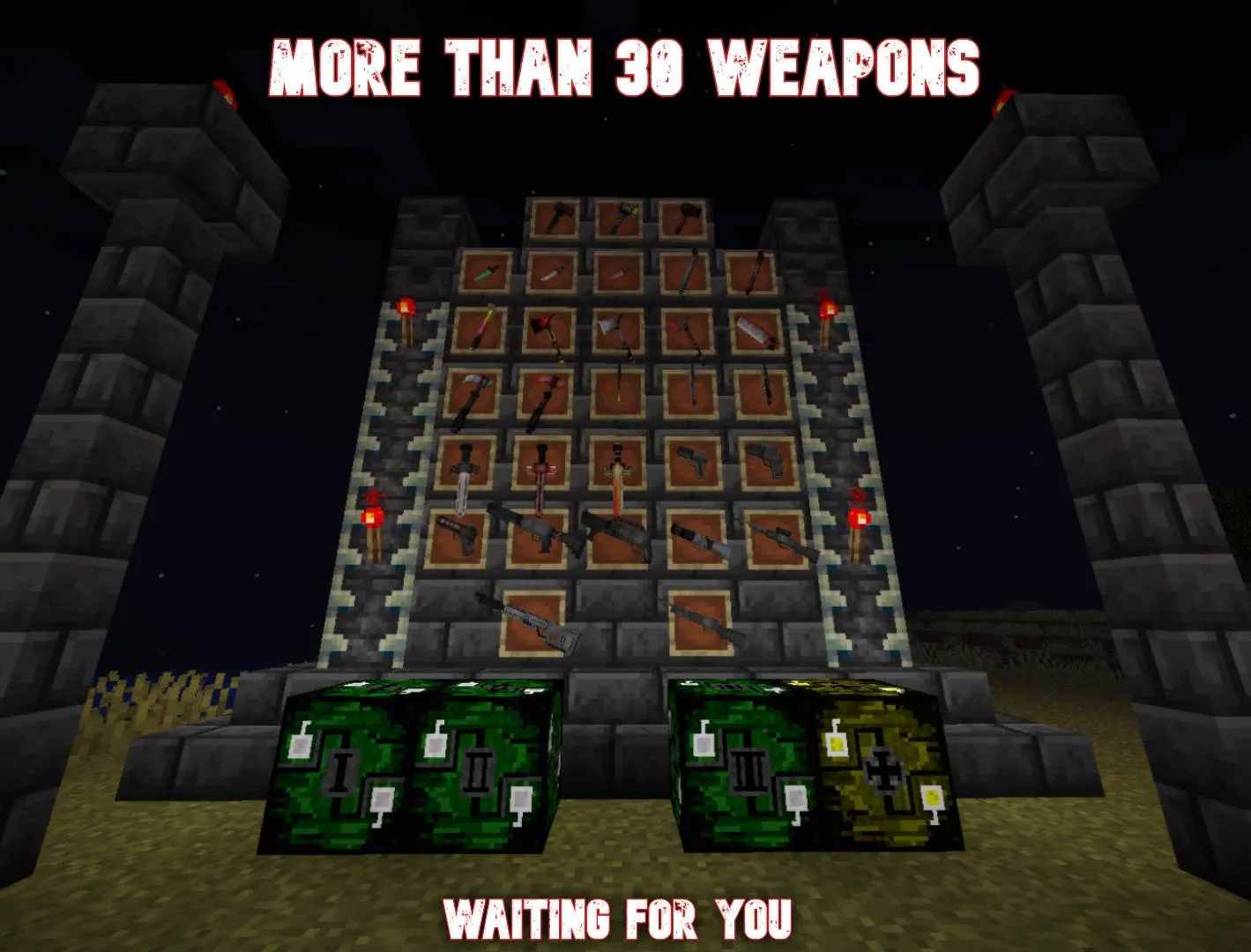 Warlery's Dark Blood, Моды, Minecraft