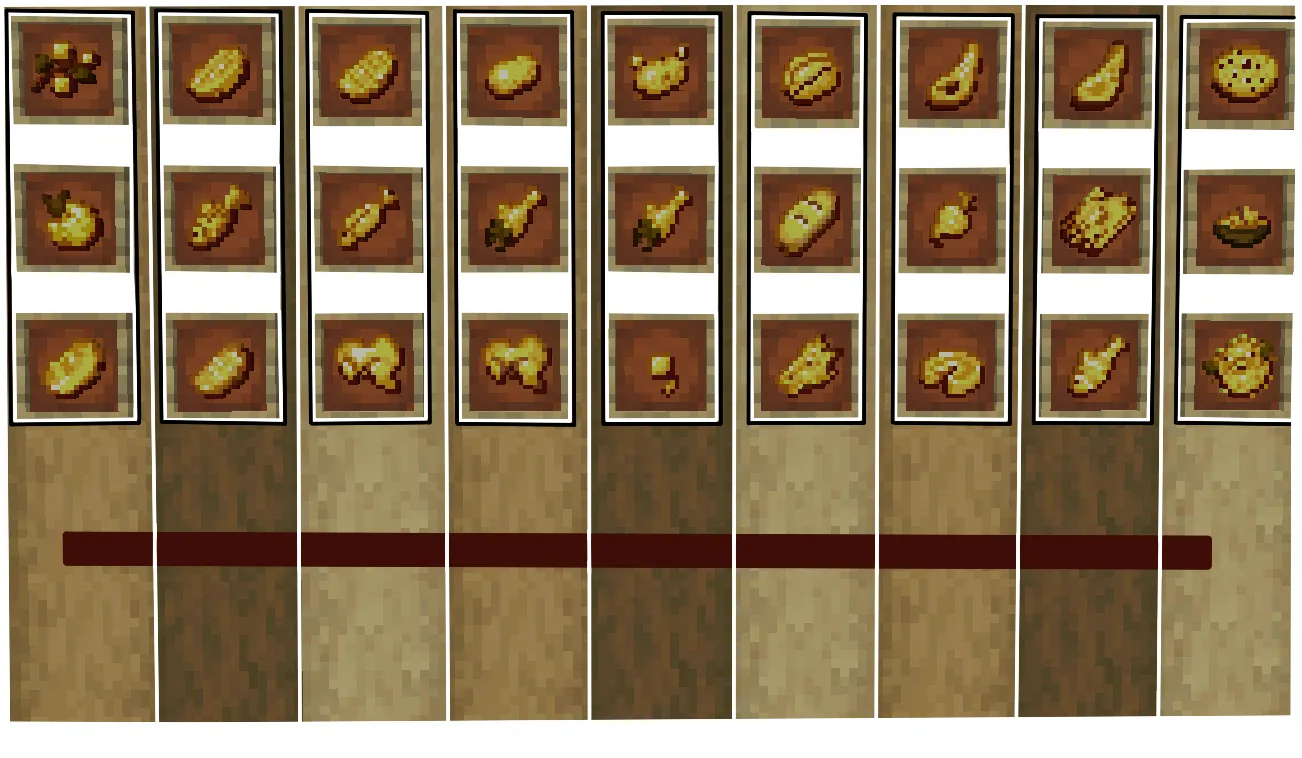 More golden food — скриншот 1 (Моды, Minecraft)