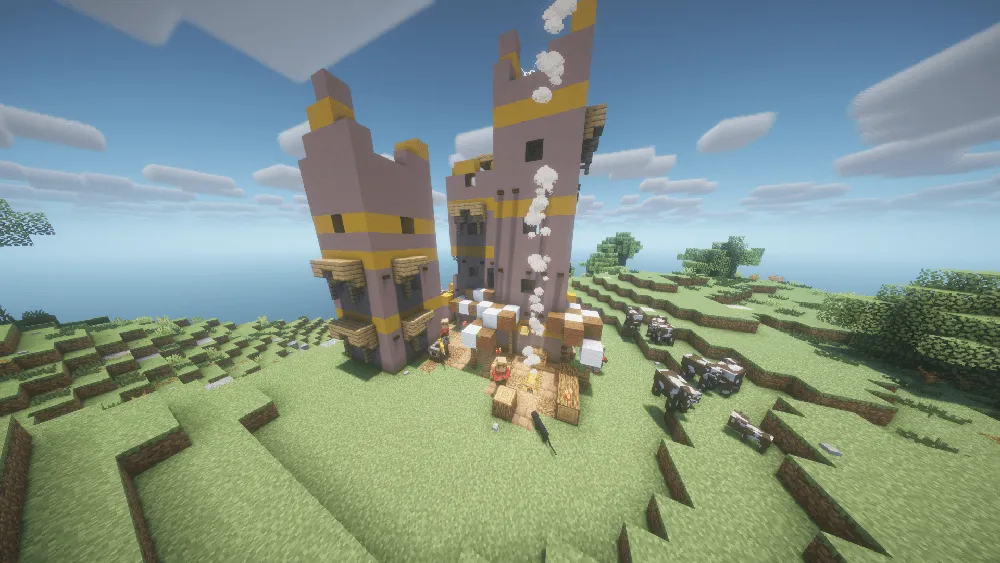 Big Globe - Towns and Towers Compatibility — скриншот 3 (Дата-паки, Minecraft)