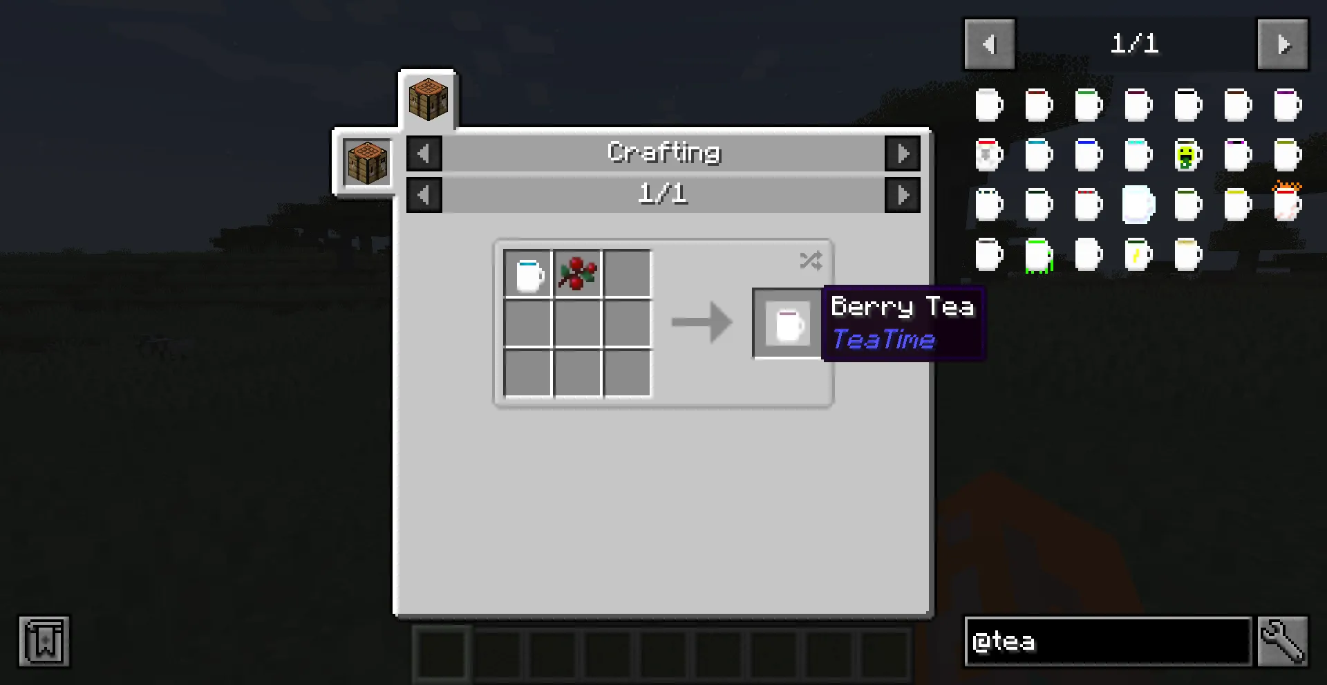 Tea Time ☕, Моды, Minecraft