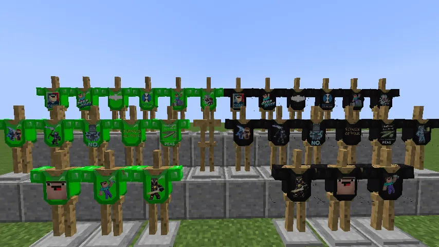 Songs of war merch mod — скриншот 4 (Моды, Minecraft)