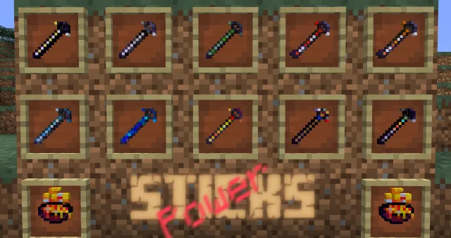 PowerSticks, Моды, Minecraft