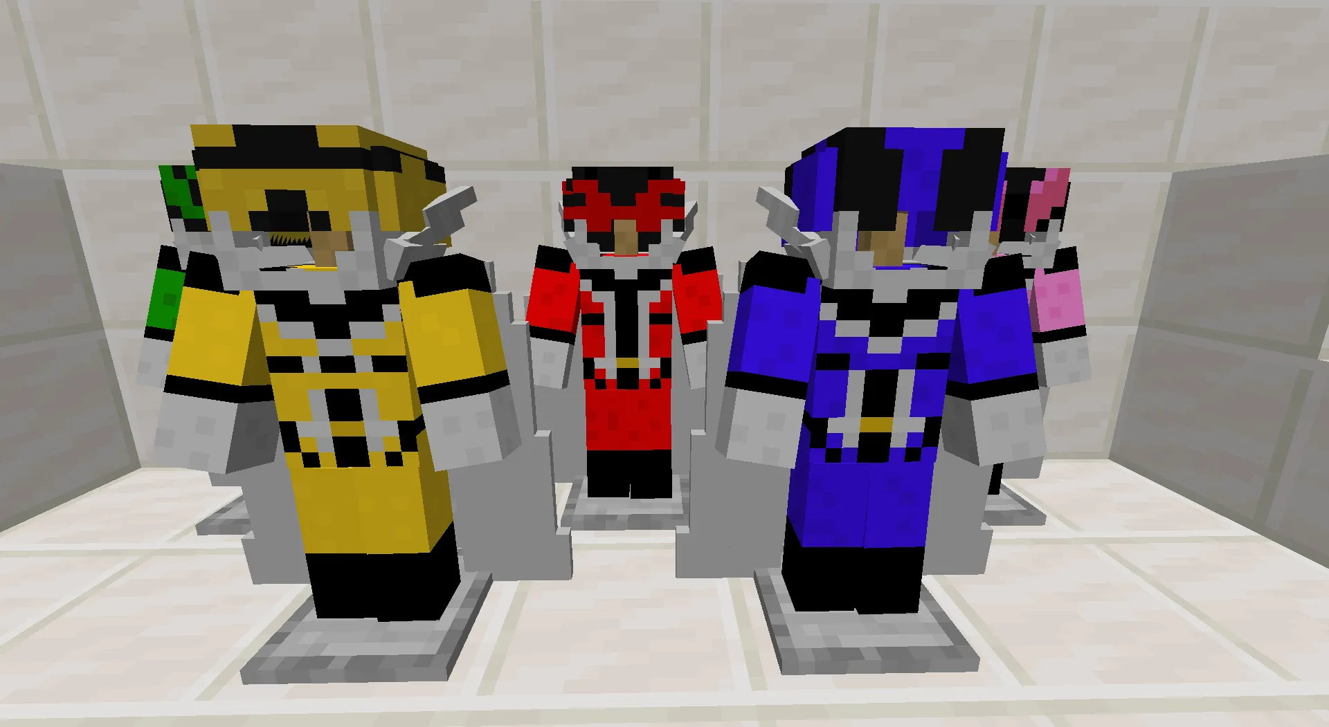Go Go Anime Rangers, Моды, Minecraft