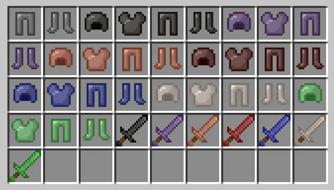 Armor and Tools for All Ores — скриншот 5 (Моды, Minecraft)