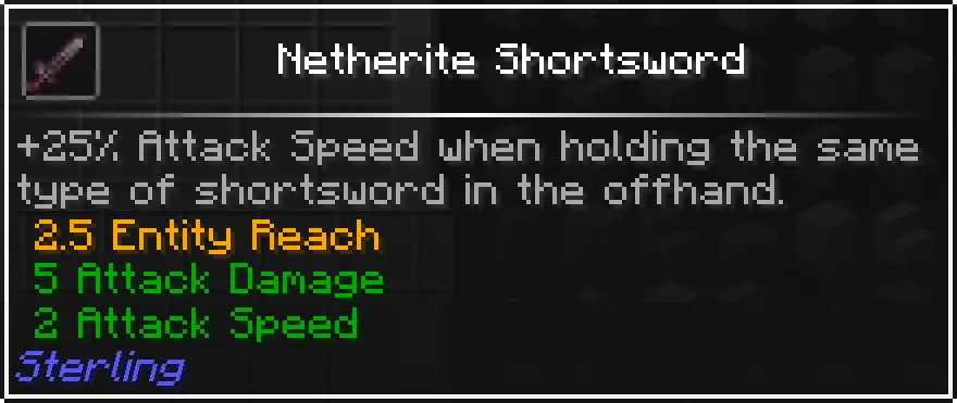 Sterling, Моды, Minecraft