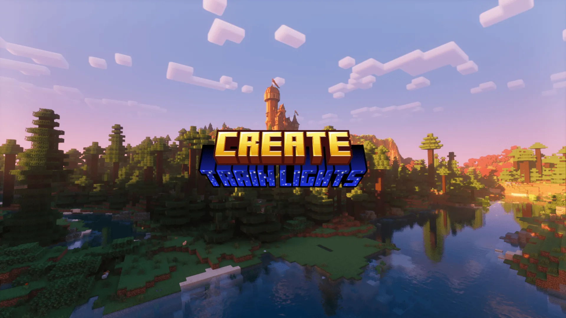 Create Train Lights — скриншот 1 (Моды, Minecraft)