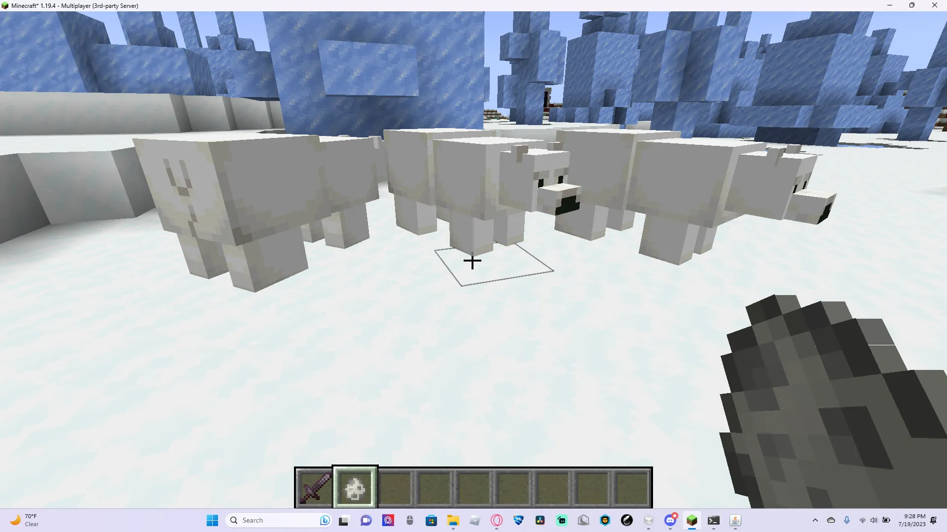 Polar bears drop OP loot  — скриншот 2 (Моды, Minecraft)