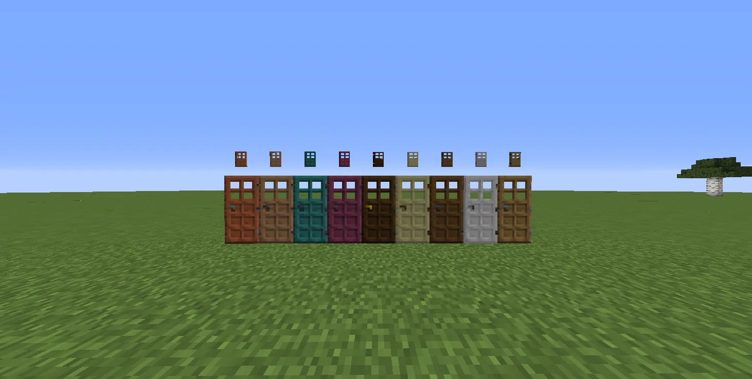 Uniform Doors, Текстуры, Minecraft