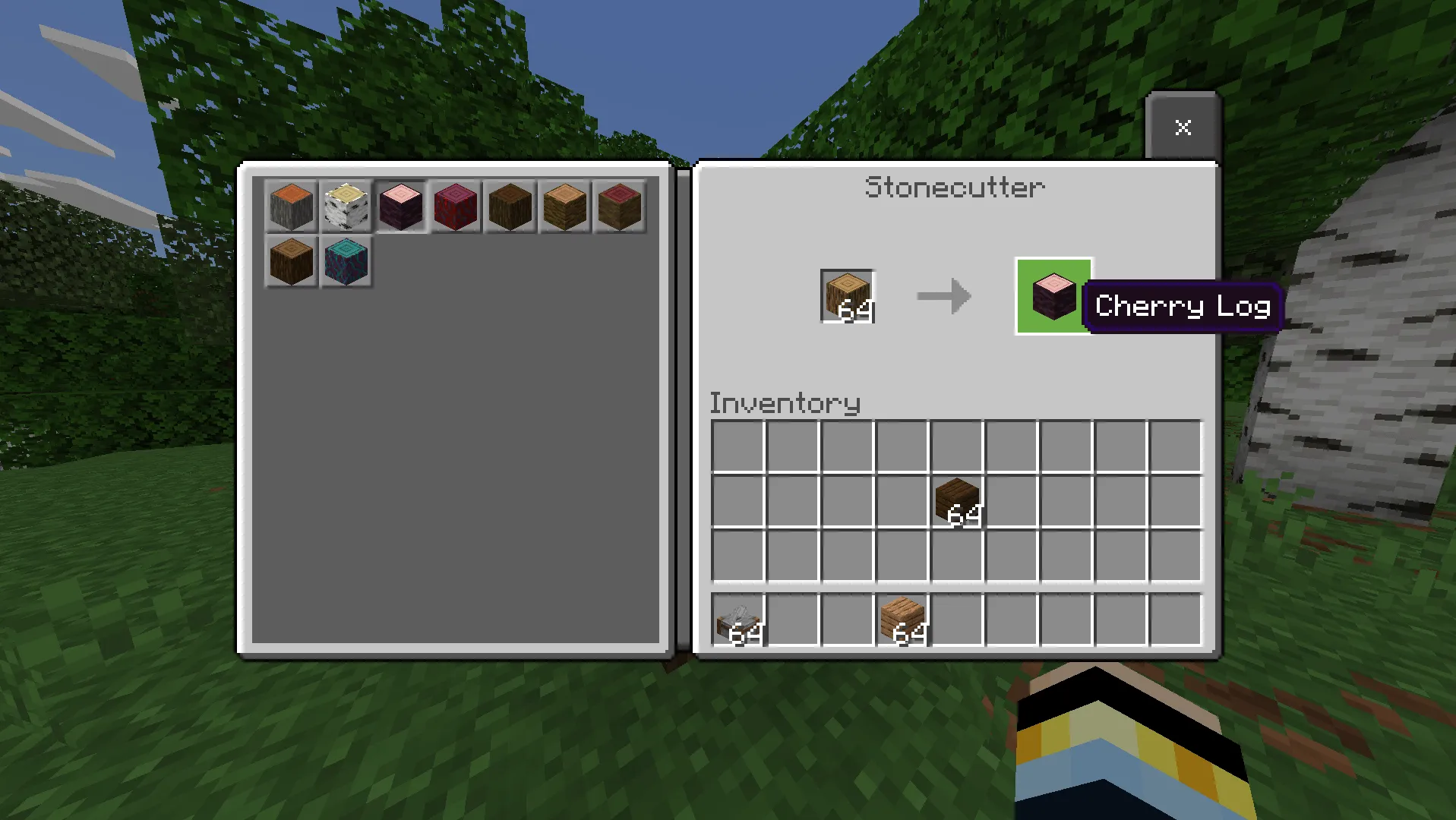 WoodChanger, Аддоны, Minecraft