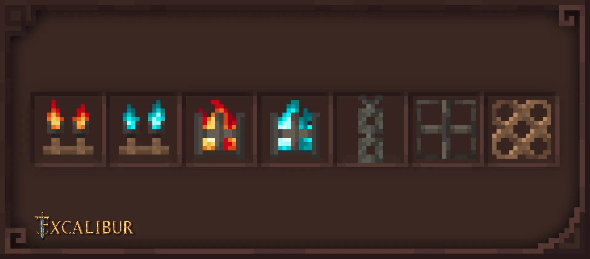 Excalibur | Decorative Blocks Support — скриншот 2 (Текстуры, Minecraft)