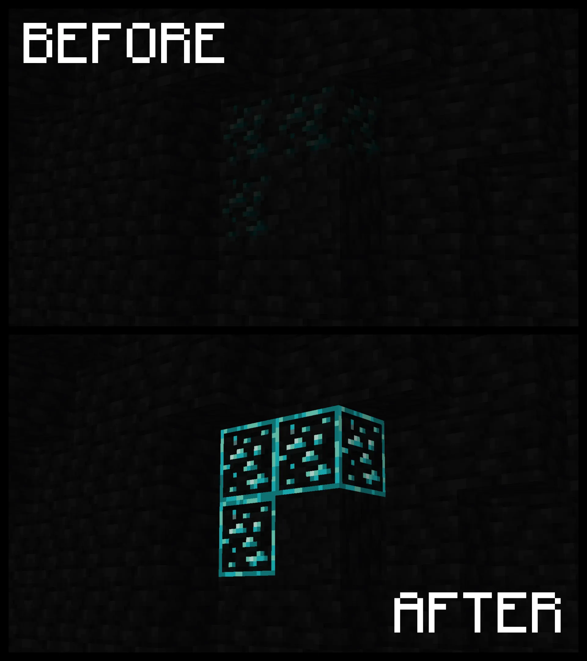 OutlinedOres (EMISSIVE), Текстуры, Minecraft