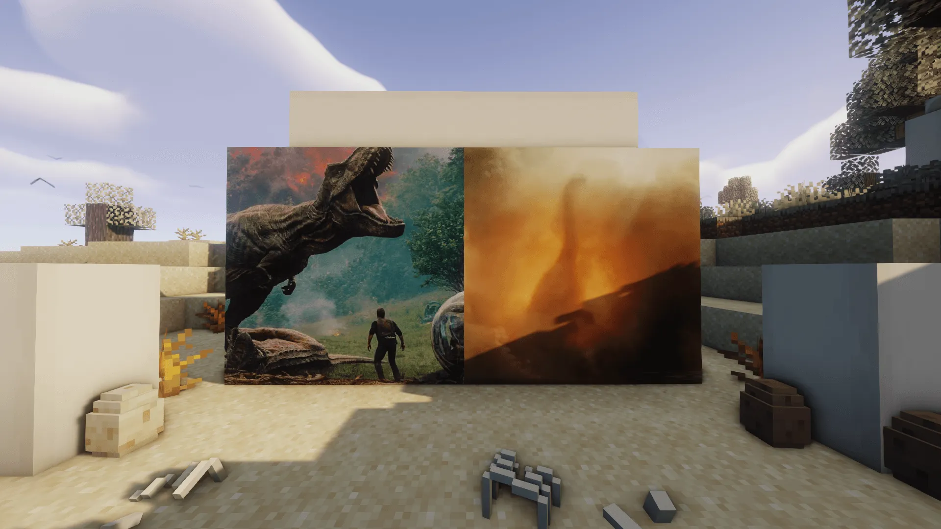 Jurassic Franchise Paintings — скриншот 3 (Текстуры, Minecraft)