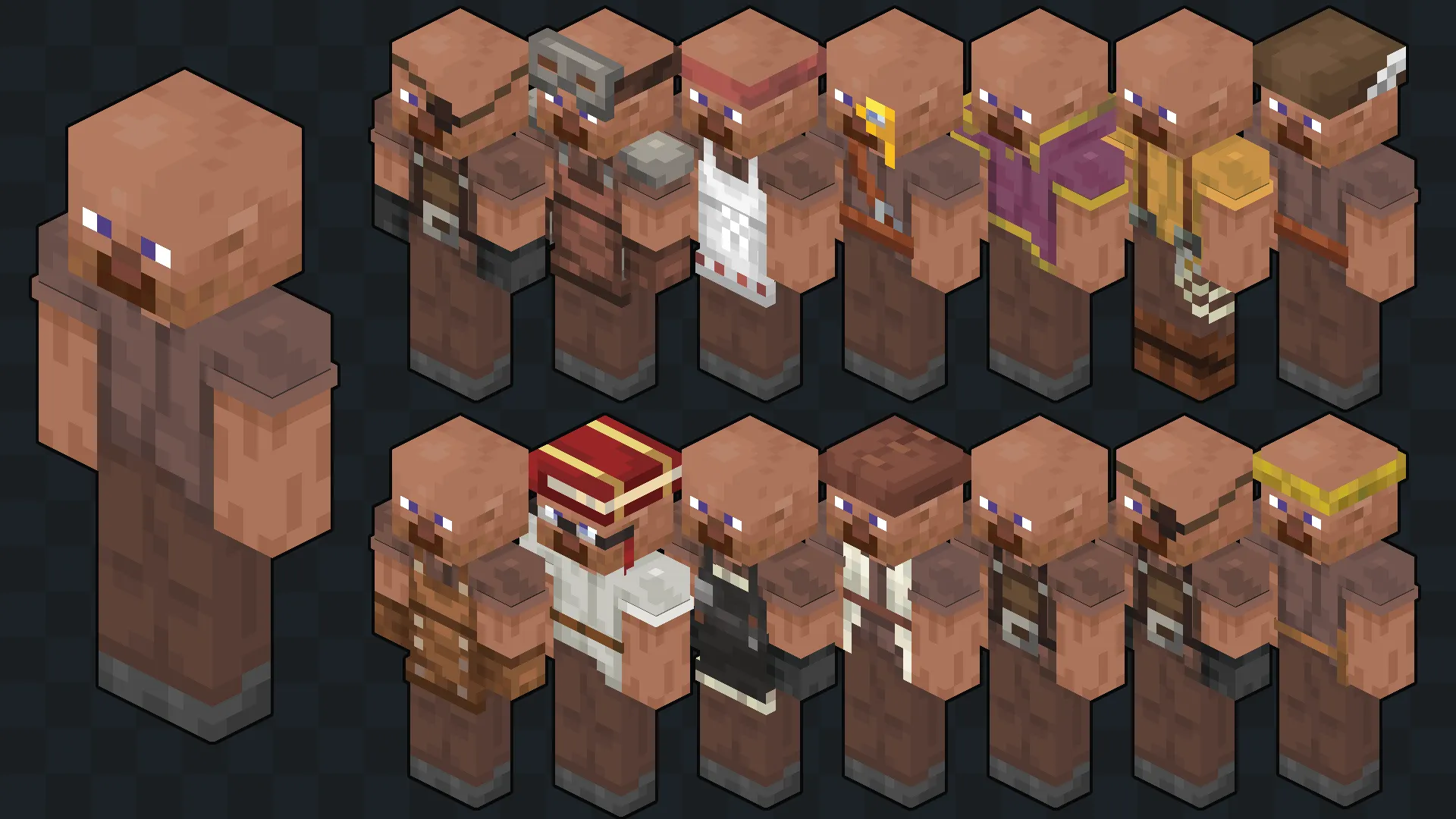 Cursed Villagers — скриншот 1 (Моды, Minecraft)
