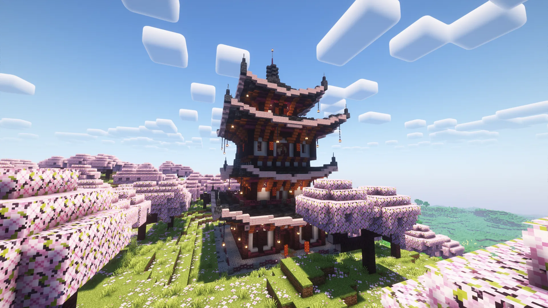 Cherry Samurai Temple, Моды, Minecraft