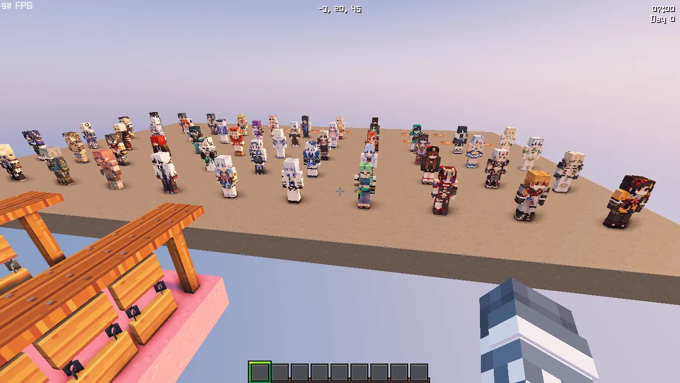 Genshin Villager — скриншот 2 (Текстуры, Minecraft)