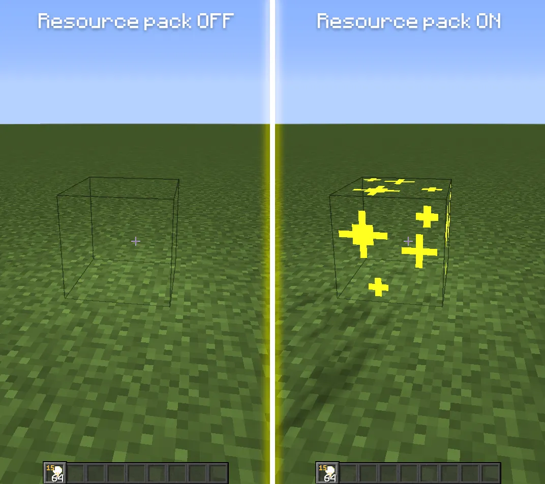 Light Block from Java, Текстуры, Minecraft