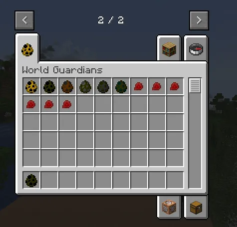 World Guaridans, Моды, Minecraft