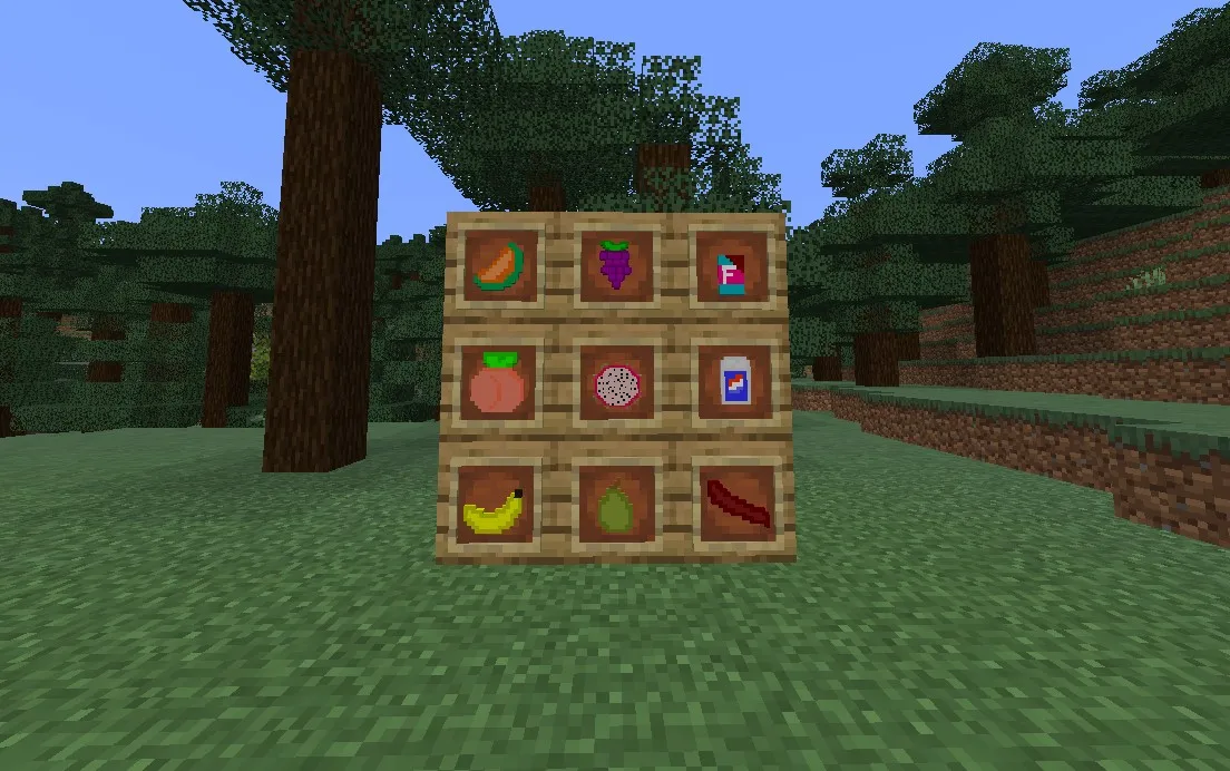Food+ Items, Моды, Minecraft