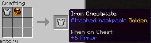 Tiered Backpacks, Моды, Minecraft