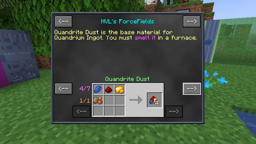 NVL Force Fields, Моды, Minecraft