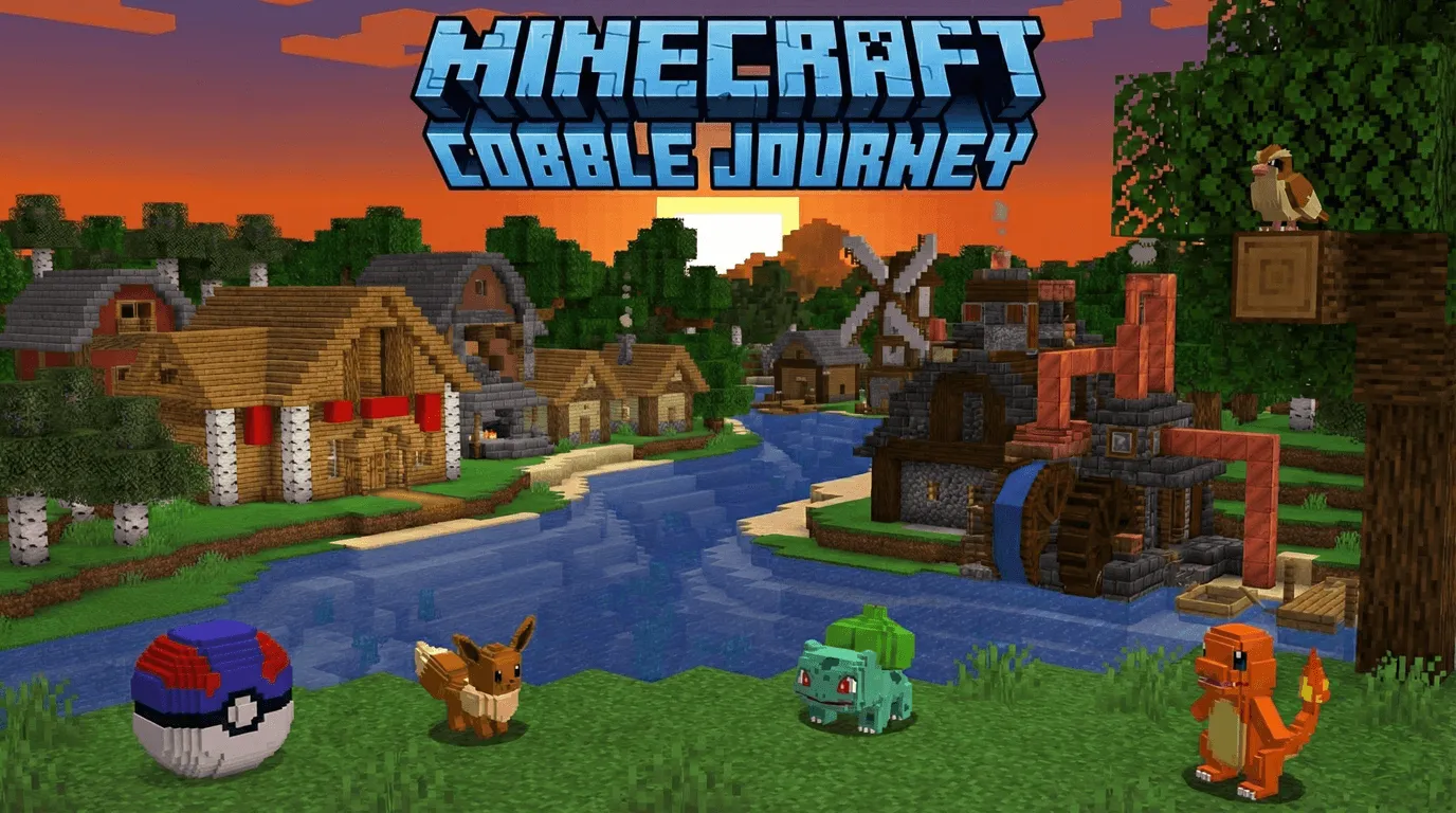 CobbleJourney; Crafting a New Colony — скриншот 1 (Модпаки, Minecraft)