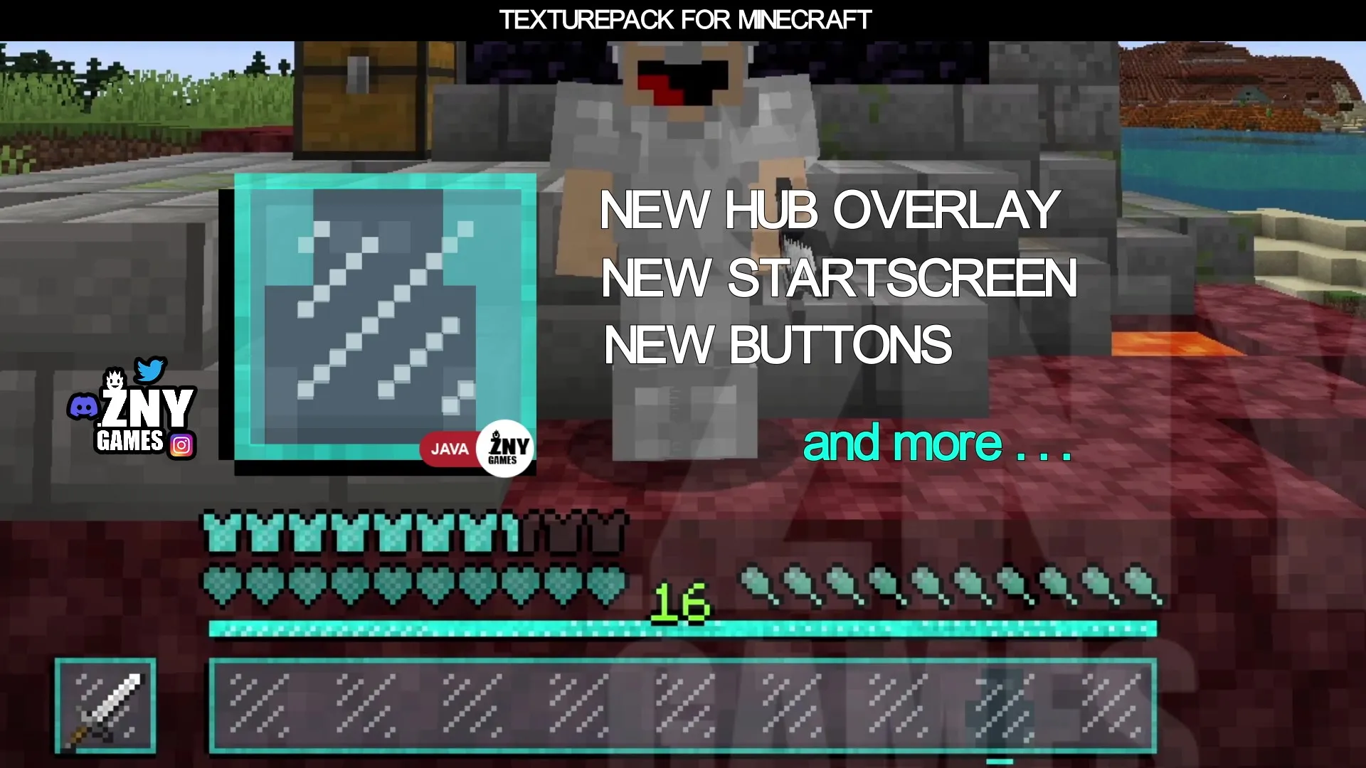 GLASS GUI-Pack — скриншот 5 (Текстуры, Minecraft)