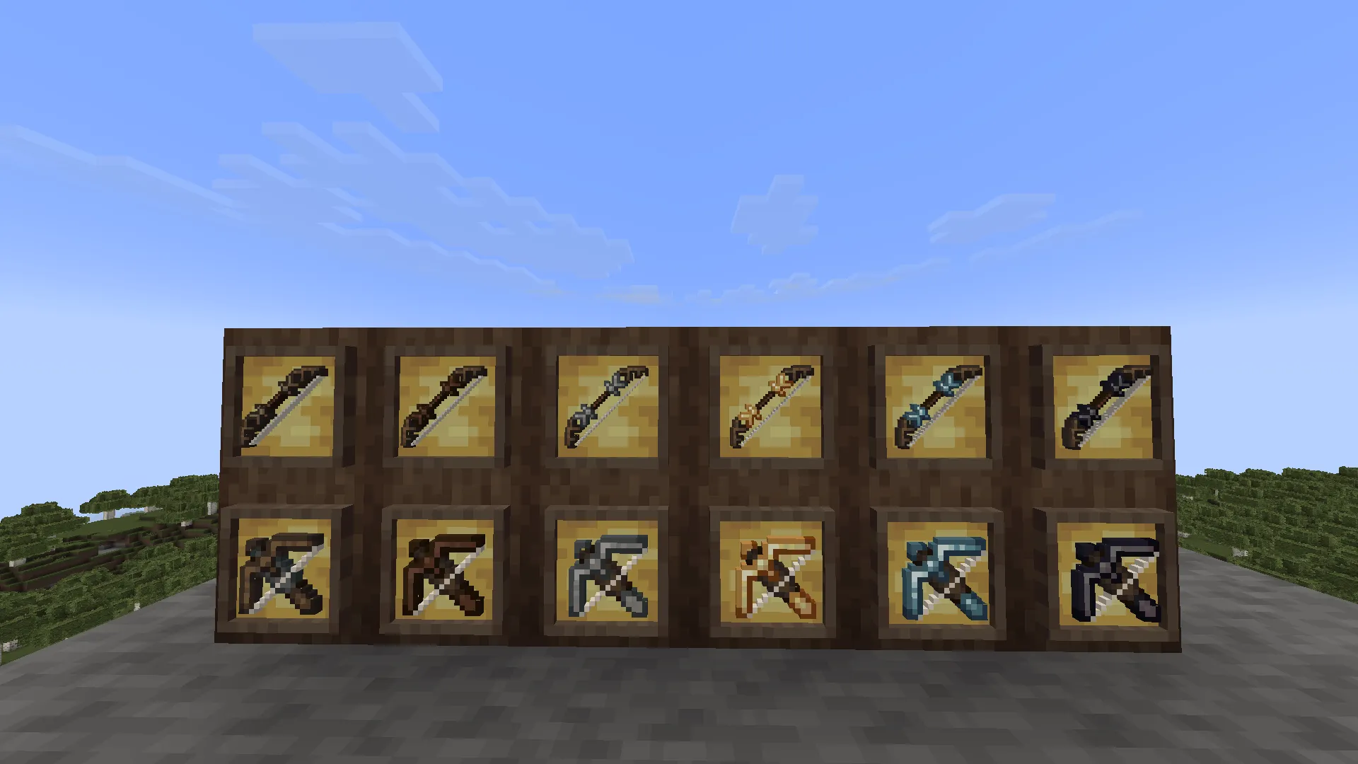 Ashen + Fabled Weaponry — скриншот 5 (Текстуры, Minecraft)