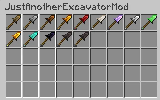 Just Some More Excavators — скриншот 1 (Моды, Minecraft)