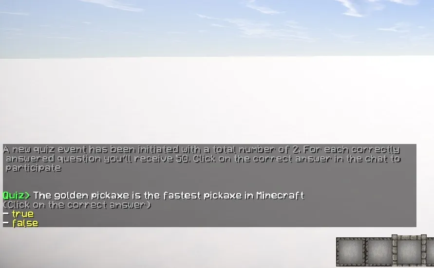 ChatQuiz, Плагины, Minecraft