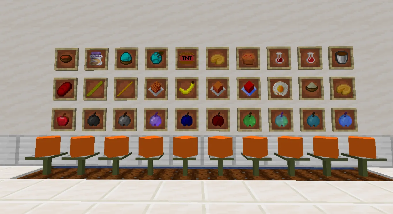 Food and more Food mod — скриншот 1 (Моды, Minecraft)