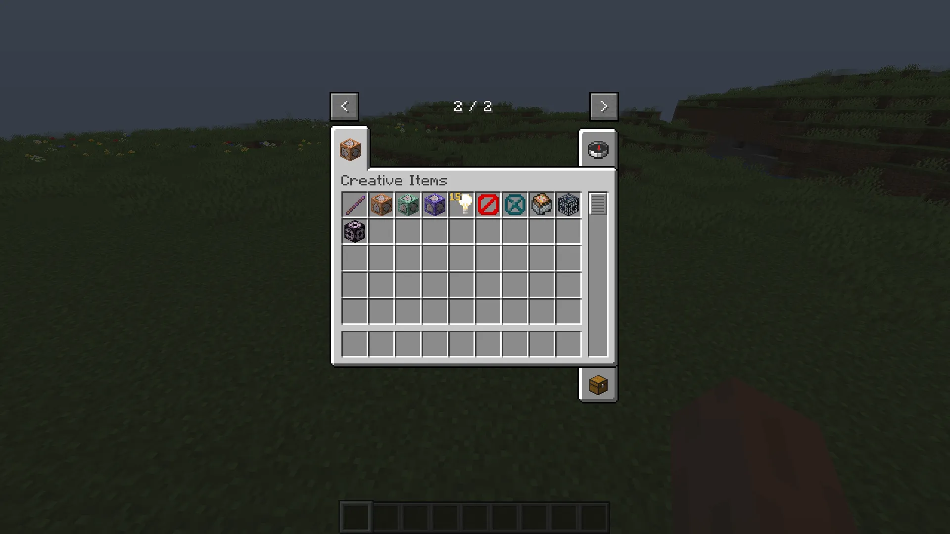 Creative items GUI, Моды, Minecraft