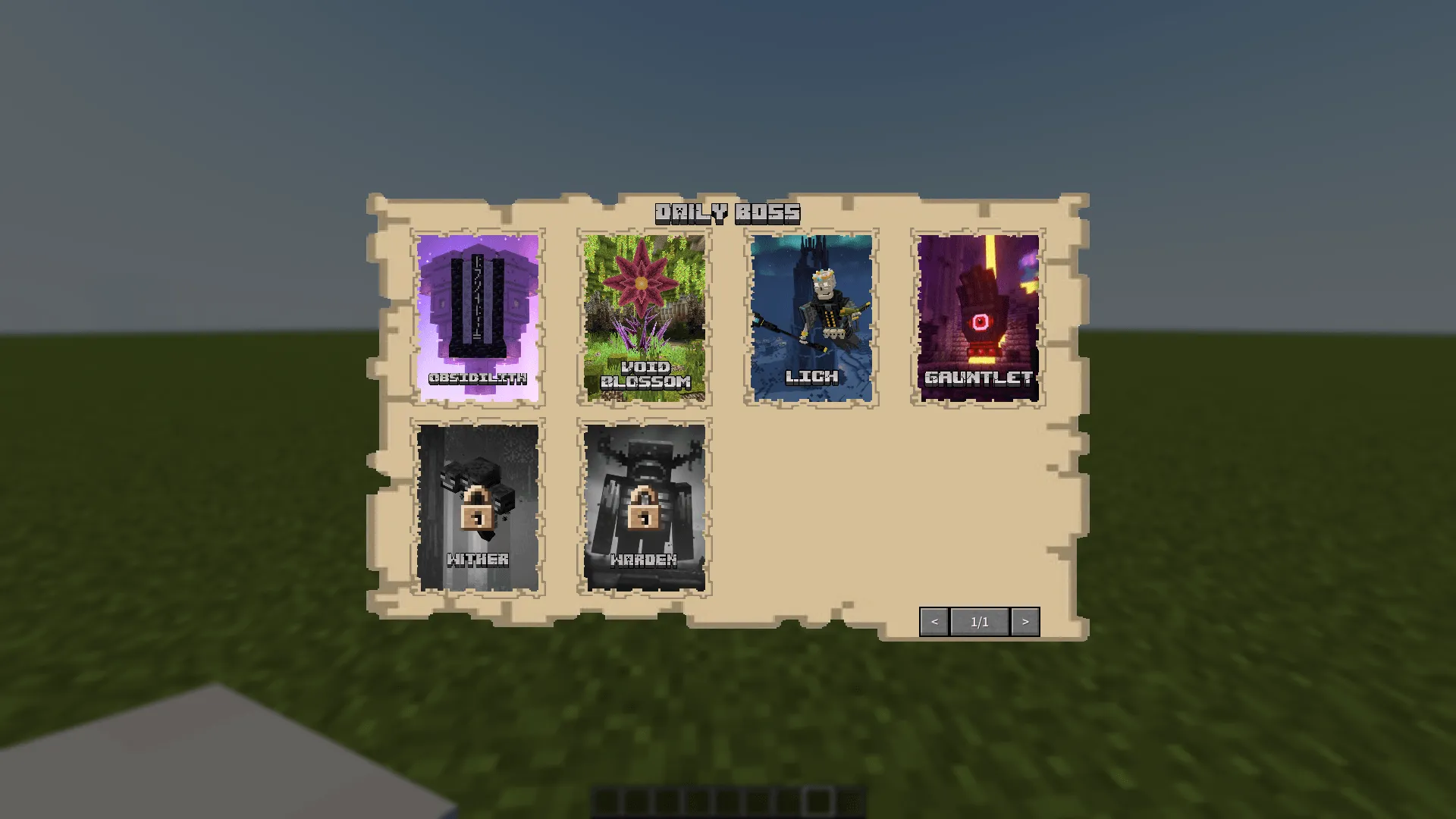 Daily Boss x Bosses of Mass Destruction, Моды, Minecraft