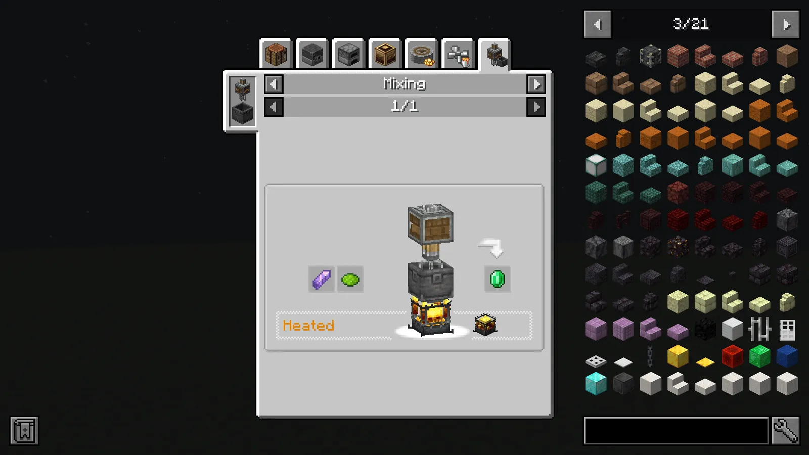 Create MMA, Моды, Minecraft