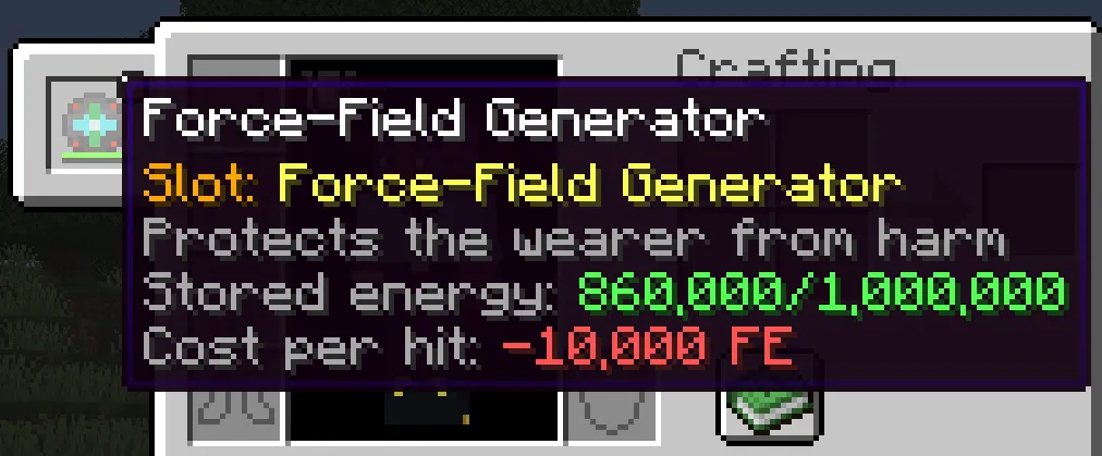 Force-field Generator — скриншот 1 (Моды, Minecraft)